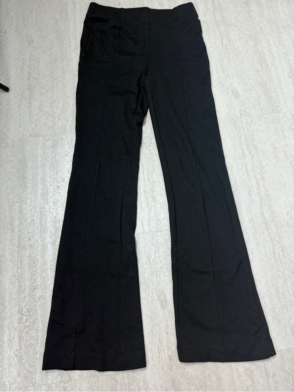 SO black flare pants center Seam size medium
